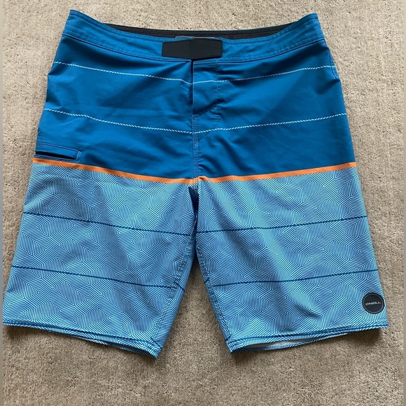 O'NEILL Men's No-Tie-Fly Hyperfreak Hydro Swim Boardshorts-size 31 - Picture 1 of 5